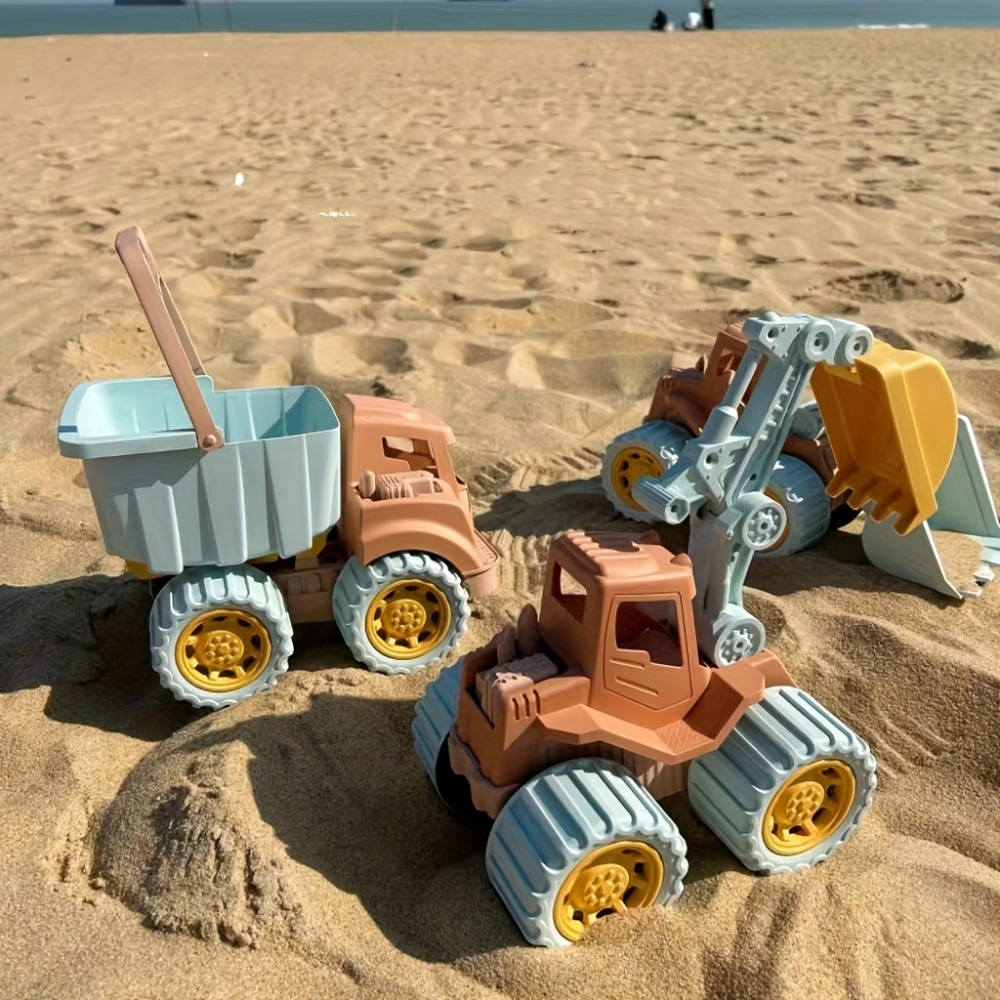 Kids Outdoor Water Play - Beach Toys Construction Trucks for Toddler