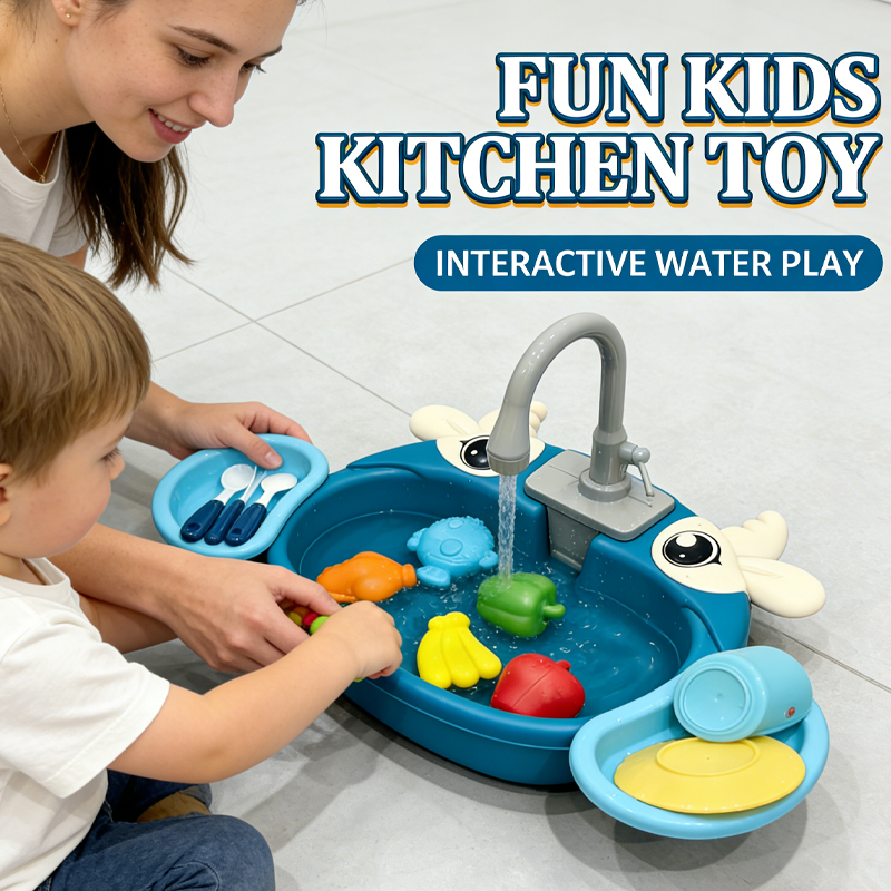 Kids Outdoor Venues - Children Play Kitchen Set with Simulated