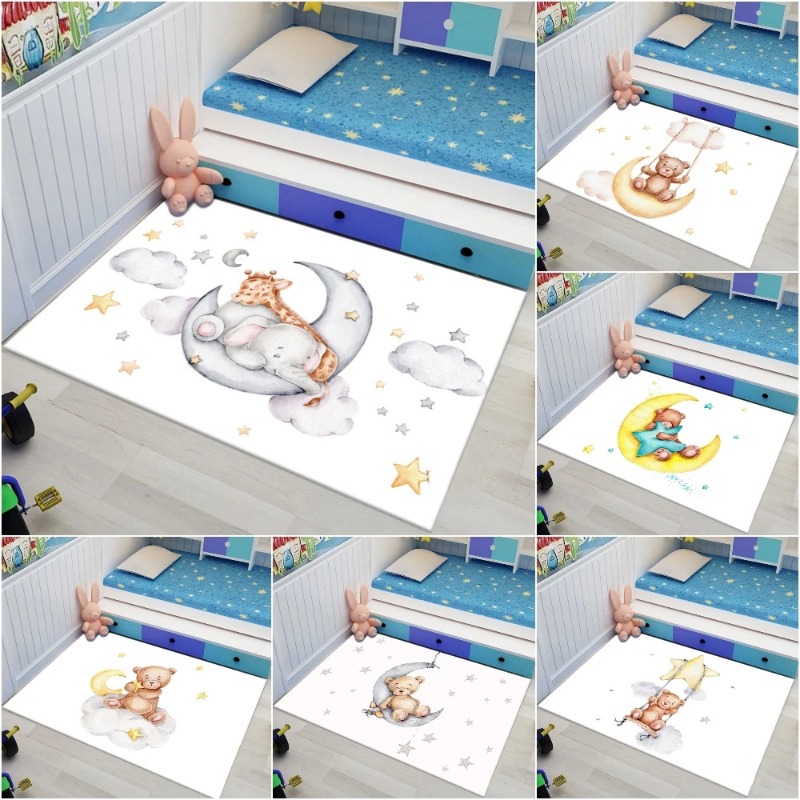 Kids Outdoor Lounge - Bear Carpet Living Room Rugs Non-slip