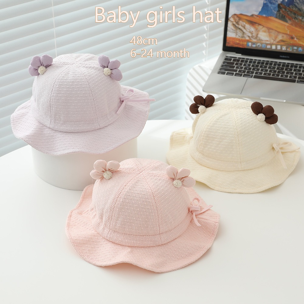 Kids Outdoor Hat - Baby Girls Sun Hat 48cm 6-24