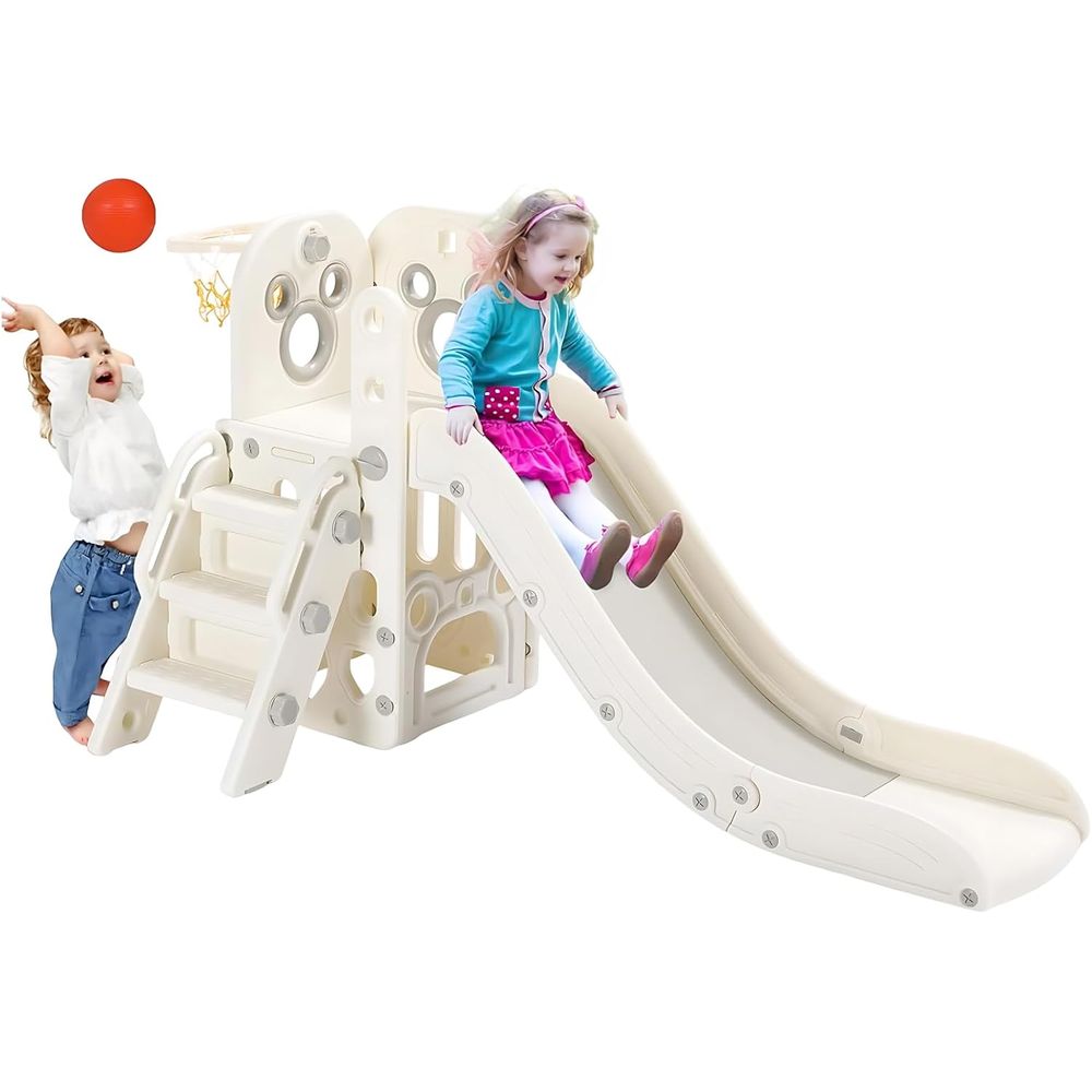 Kids Outdoor Climber - 6 in 1 Toddler Slide, Kids