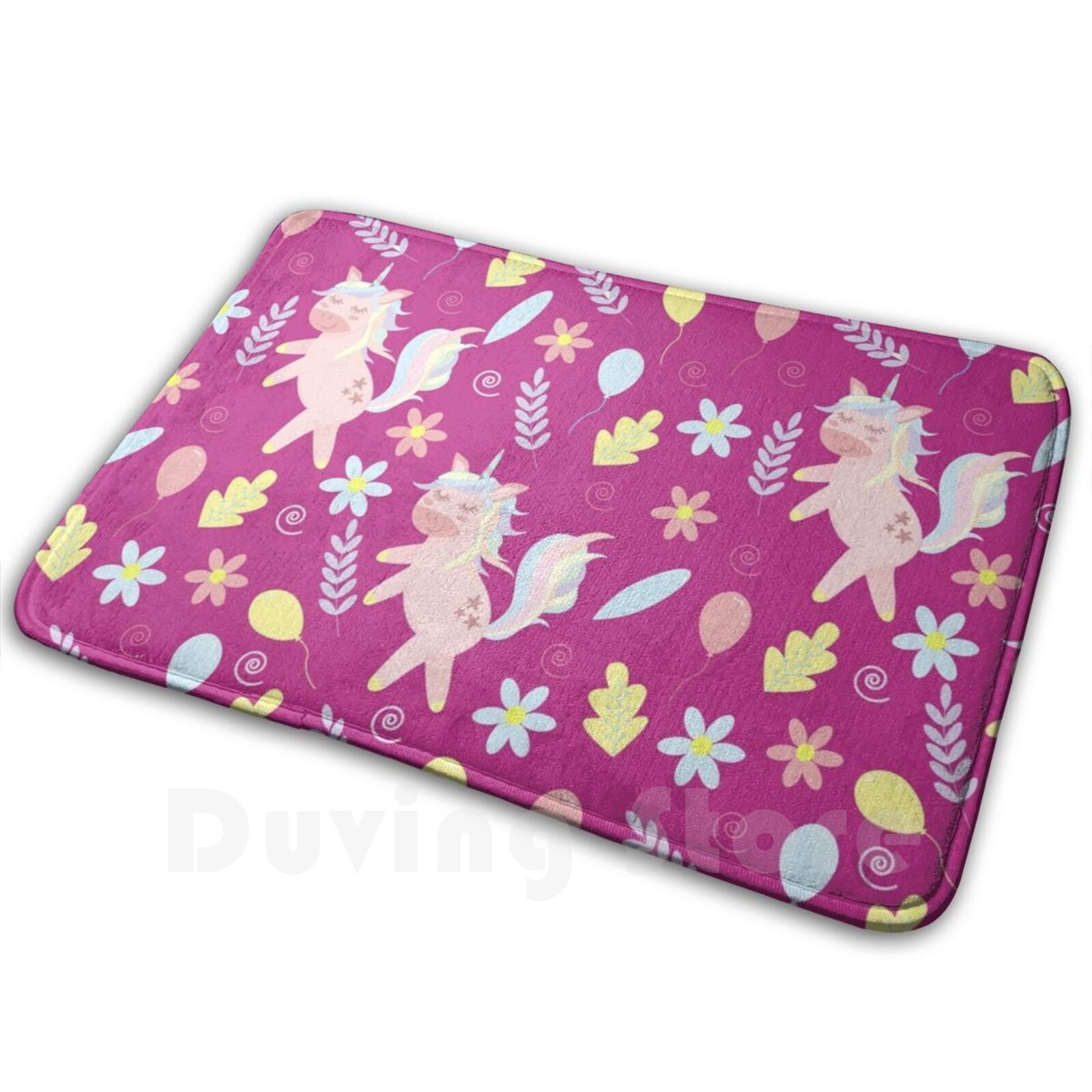 Dancing Unicorn Pattern On Bri - Kids Outdoor Floor Cushions review and price