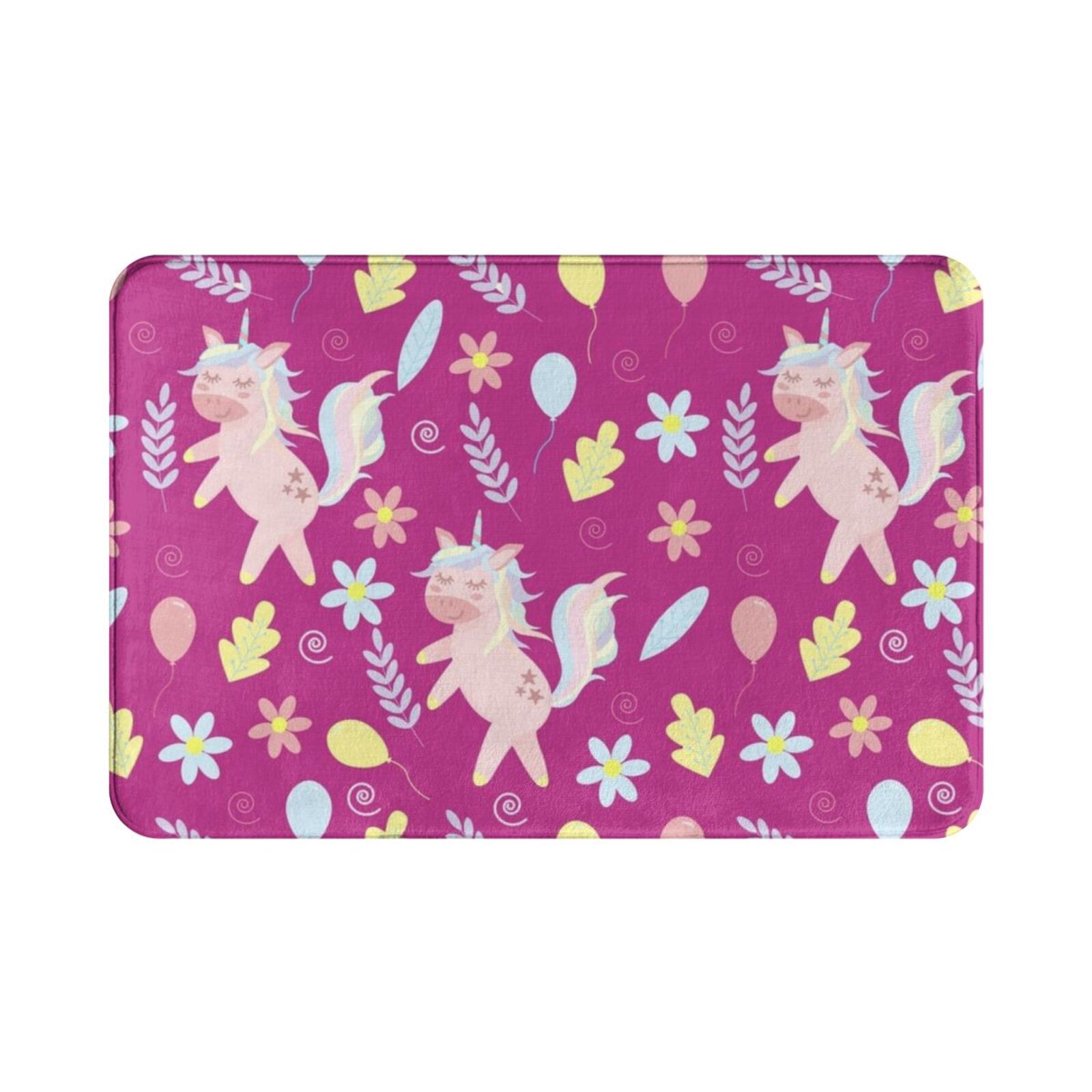 Dancing Unicorn Pattern On Bri - Kids Outdoor Floor Cushions review and price