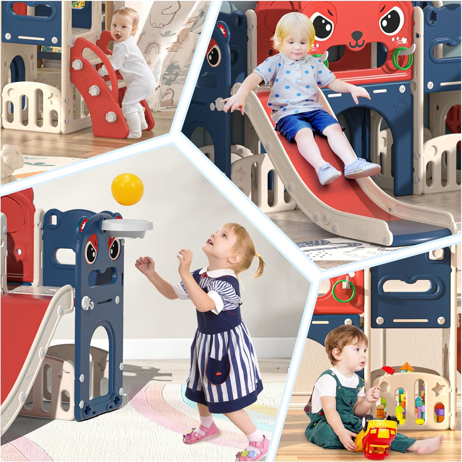 9-in-1 Toddler Slide and Climb - Kids Outdoor Climber review and price