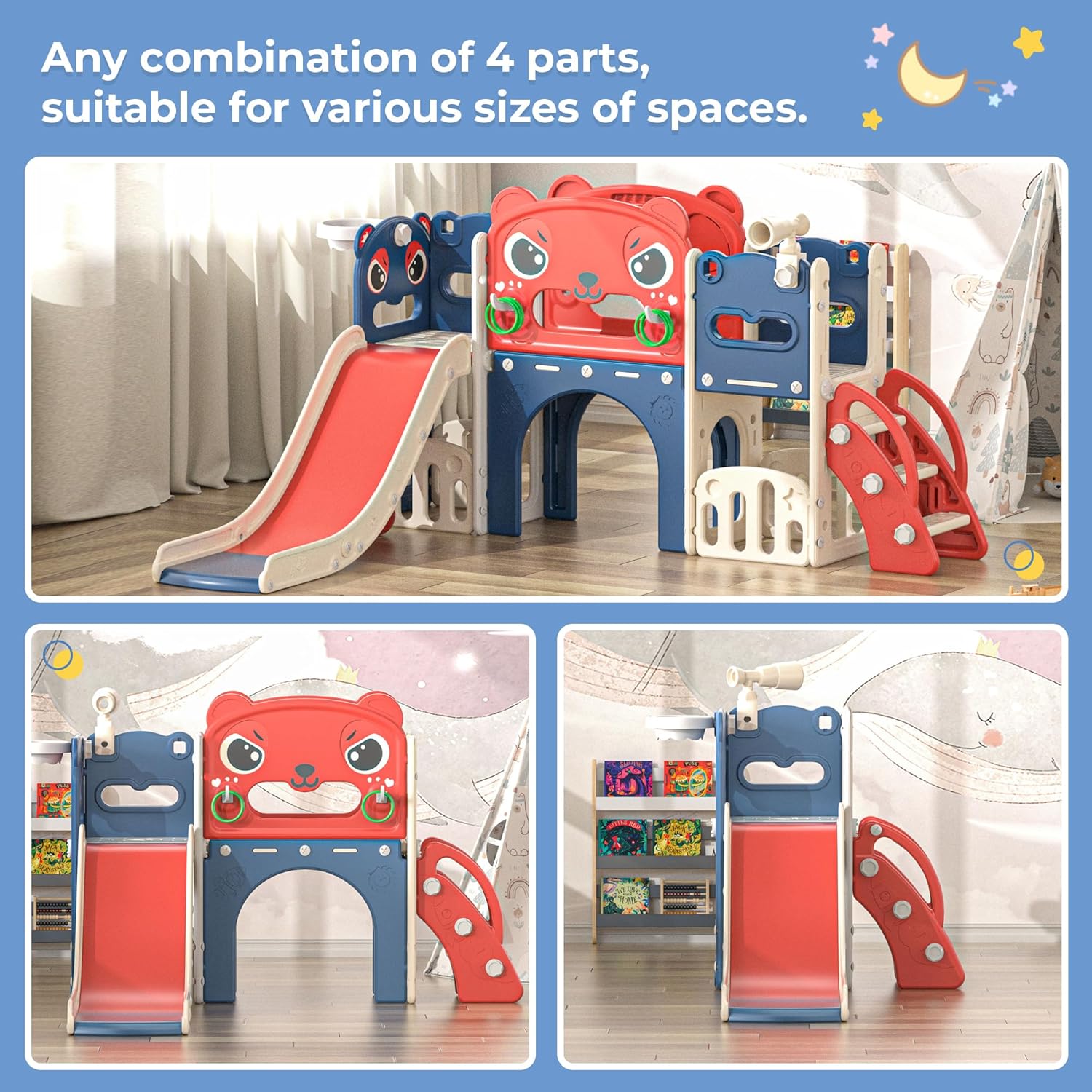 9-in-1 Toddler Slide and Climb - Kids Outdoor Climber review and price