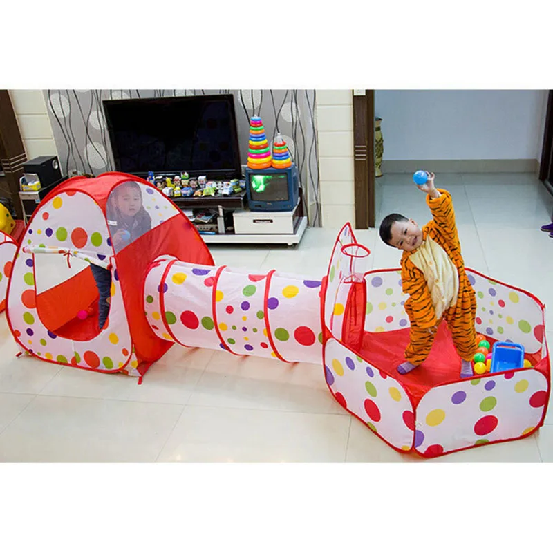 IMBABY 3 in 1 Ball Pool Foldin - Kids Outdoor Tunnel review and price