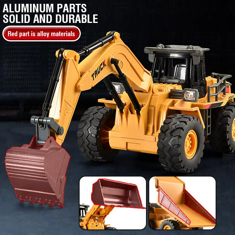 2.4G Alloy Remote Control Exca - Kids Outdoor Digger review and price