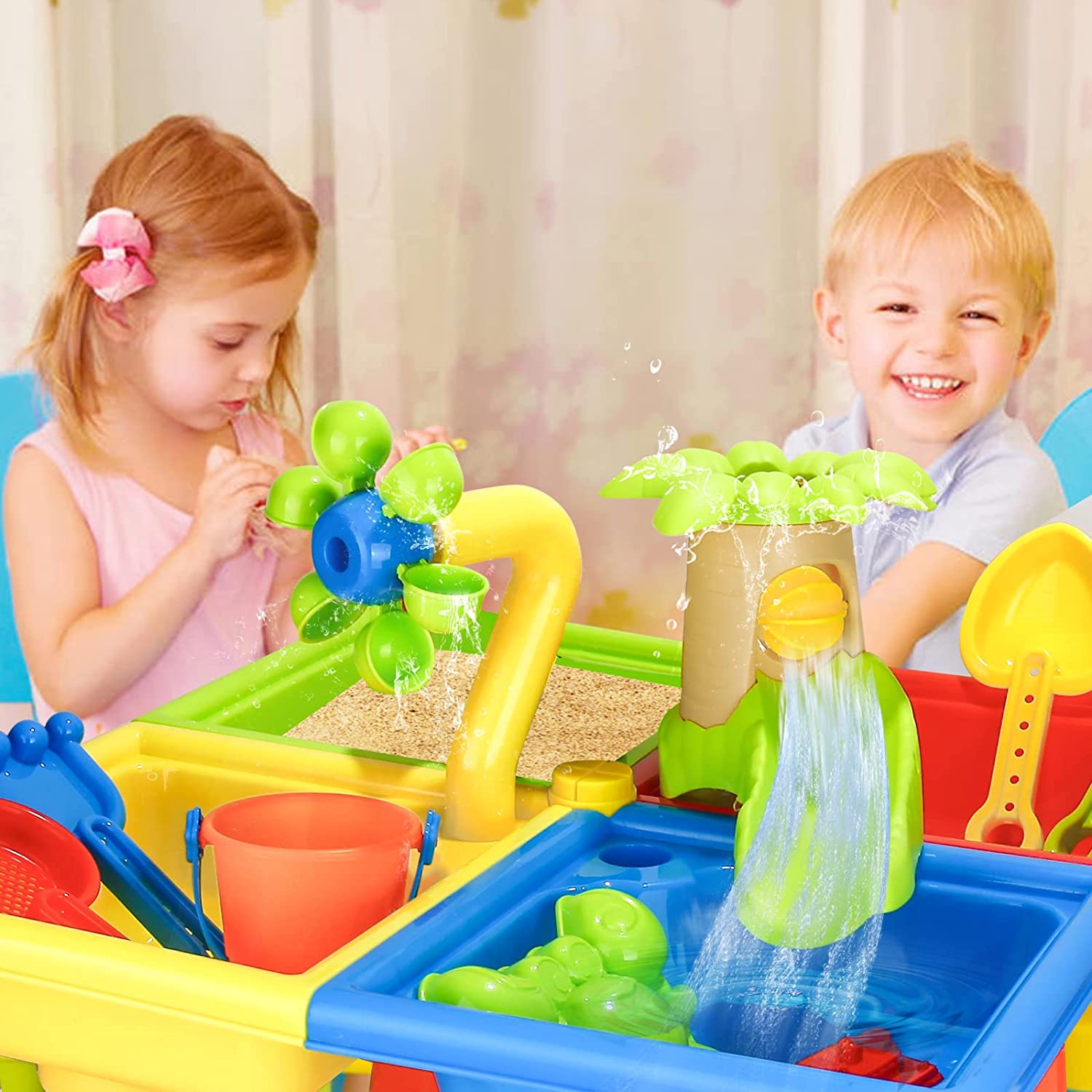 Beach Table Sand Play Toys Chi - Kids Outdoor Water Play review and price
