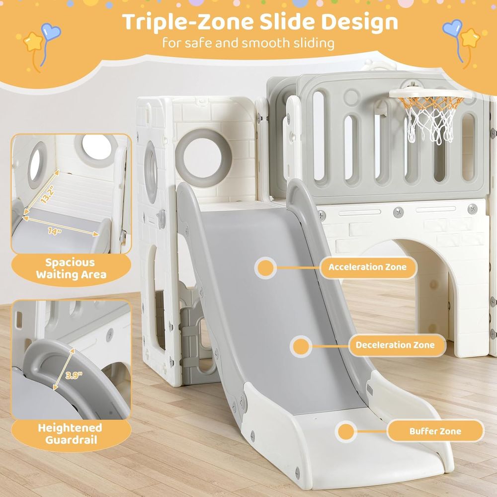 9 in 1 Toddler Slide Set, Kids - Kids Outdoor Climber review and price