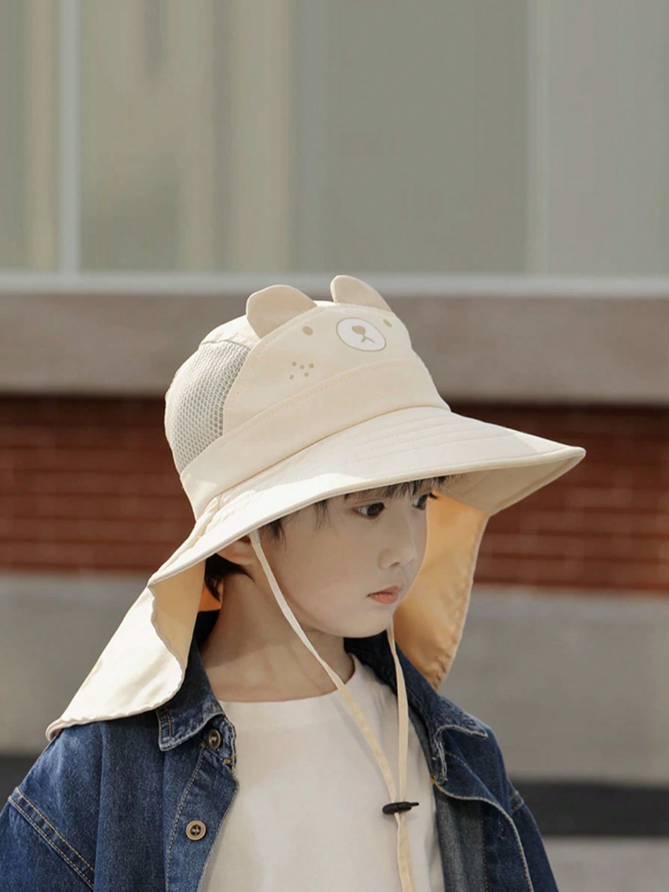 1pcs Kids Cartoon Bear Bucket  - Kids Outdoor Hat review and price