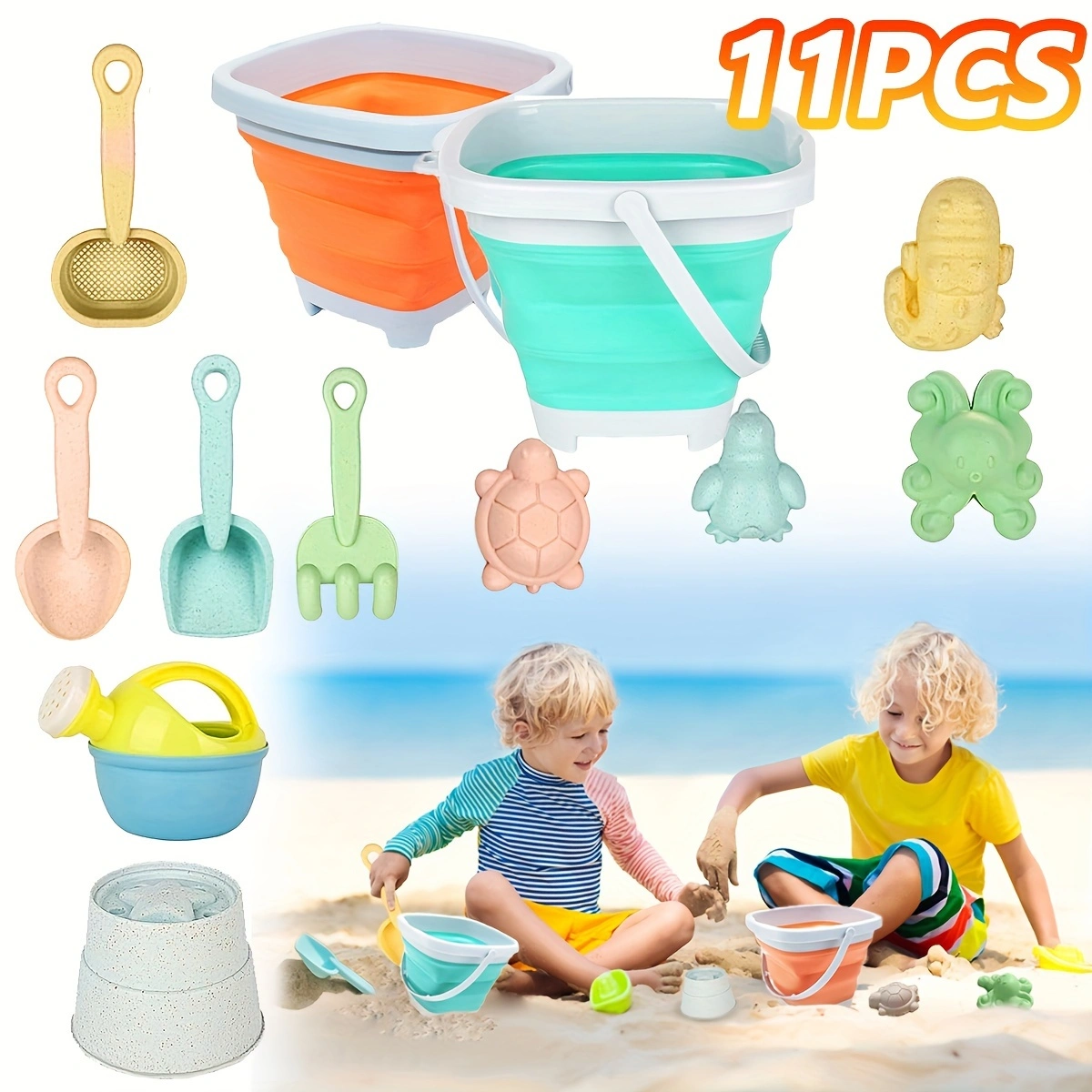 11Pcs Beach Toys Set Gift Pack - Kids Outdoor Water Play review and price