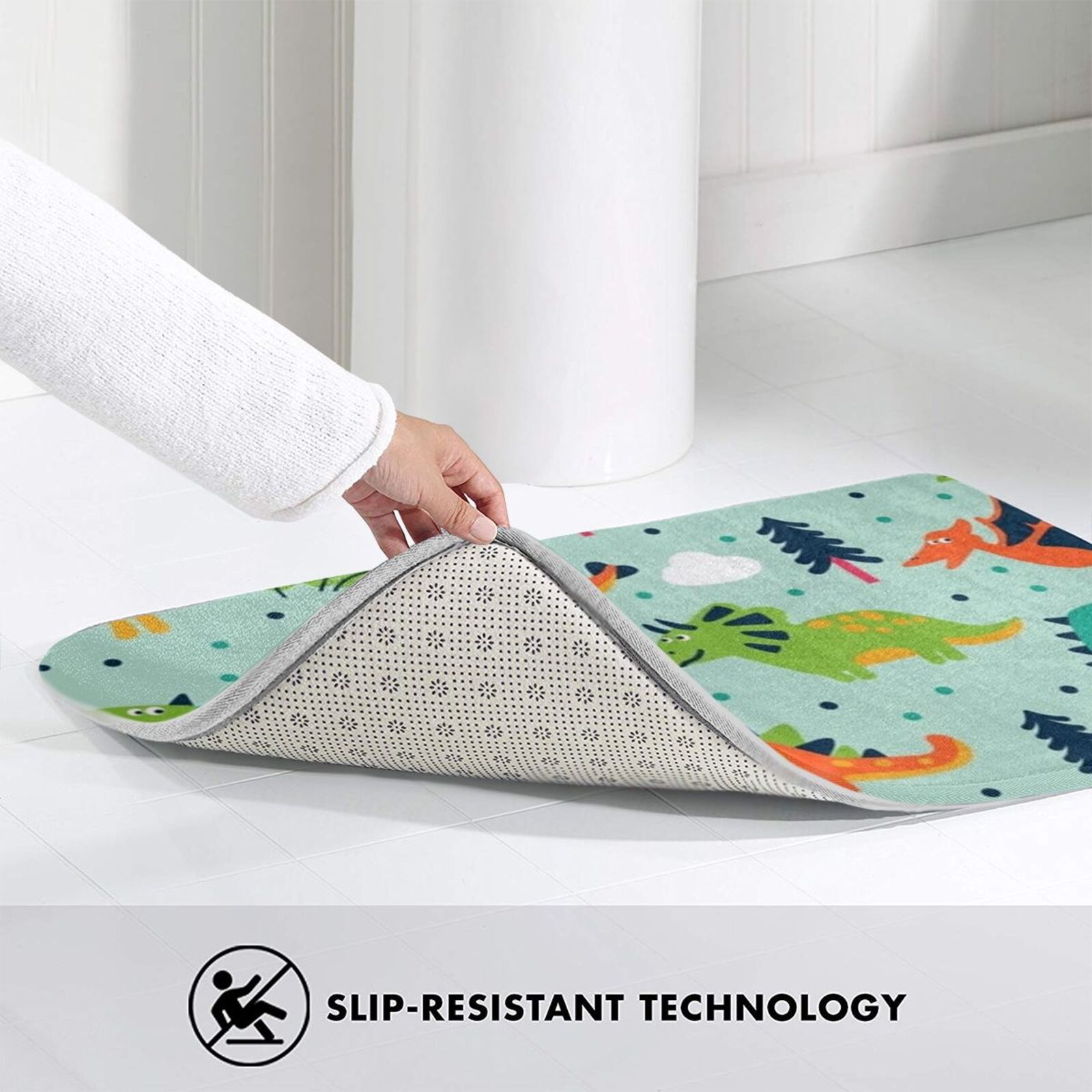 Dino Pattern 2 Soft Non-Slip M - Kids Outdoor Floor Cushions review and price