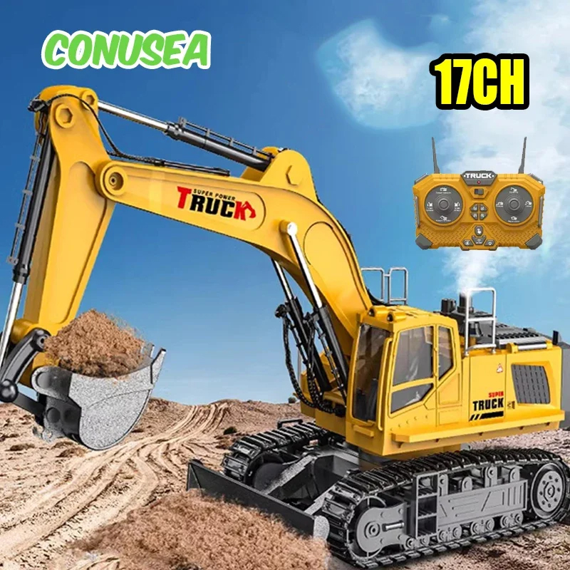 Rc Excavator Cars Trucks Alloy - Kids Outdoor Digger review and price