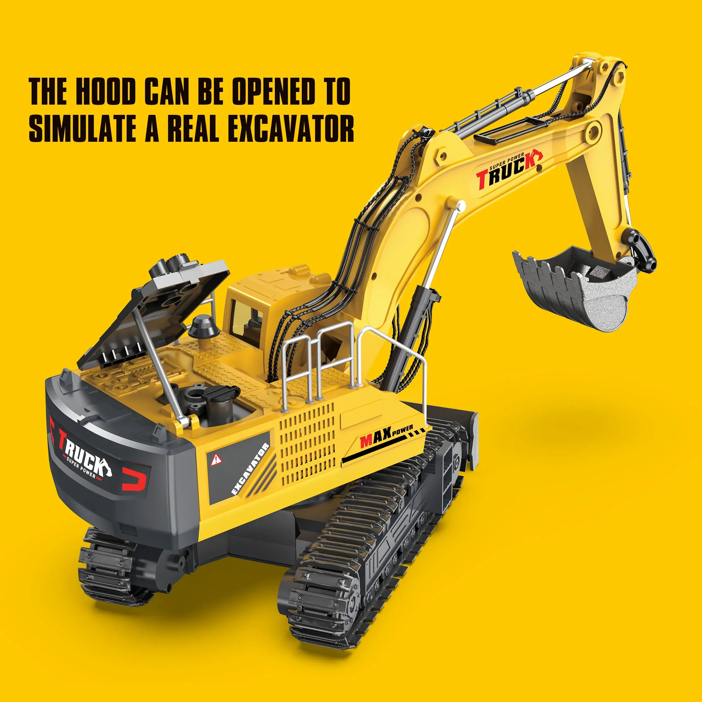 Rc Excavator Cars Trucks Alloy - Kids Outdoor Digger review and price