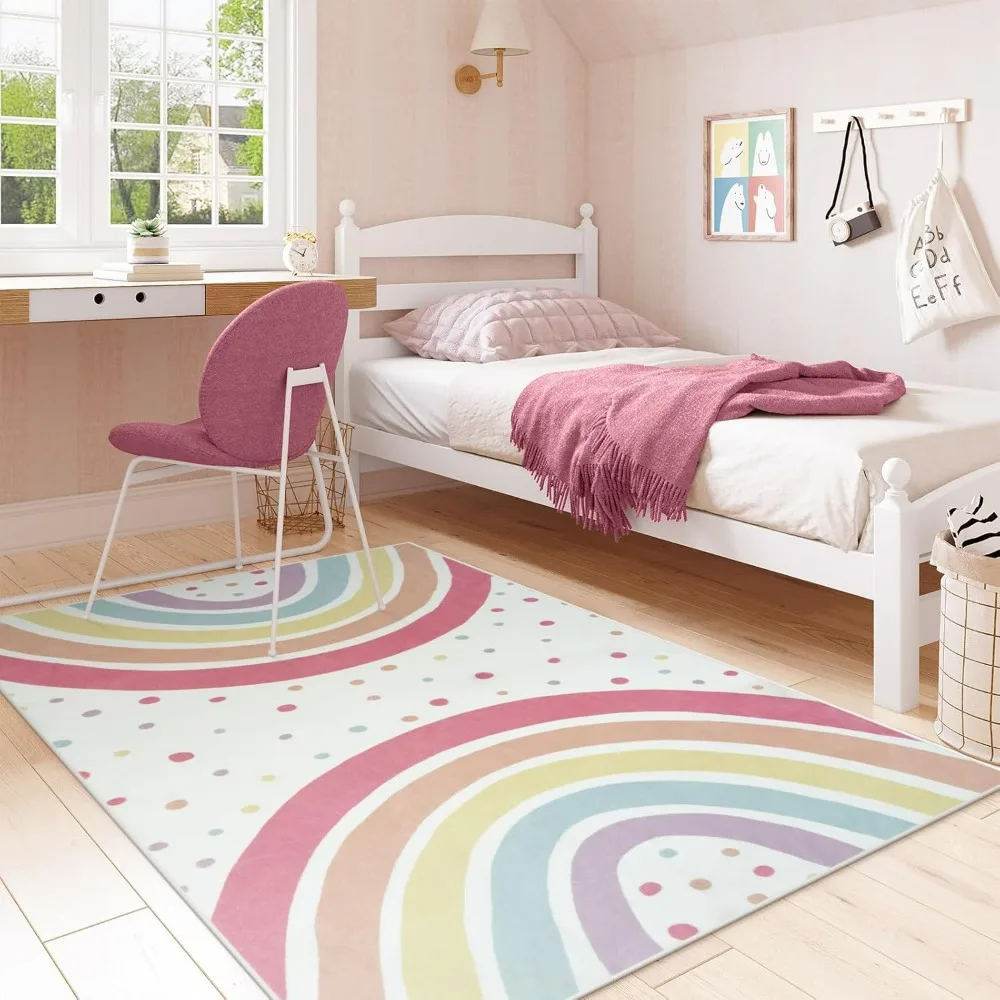 1pc Colorful Dot Boho Rainbow  - Kids Outdoor Lounge review and price
