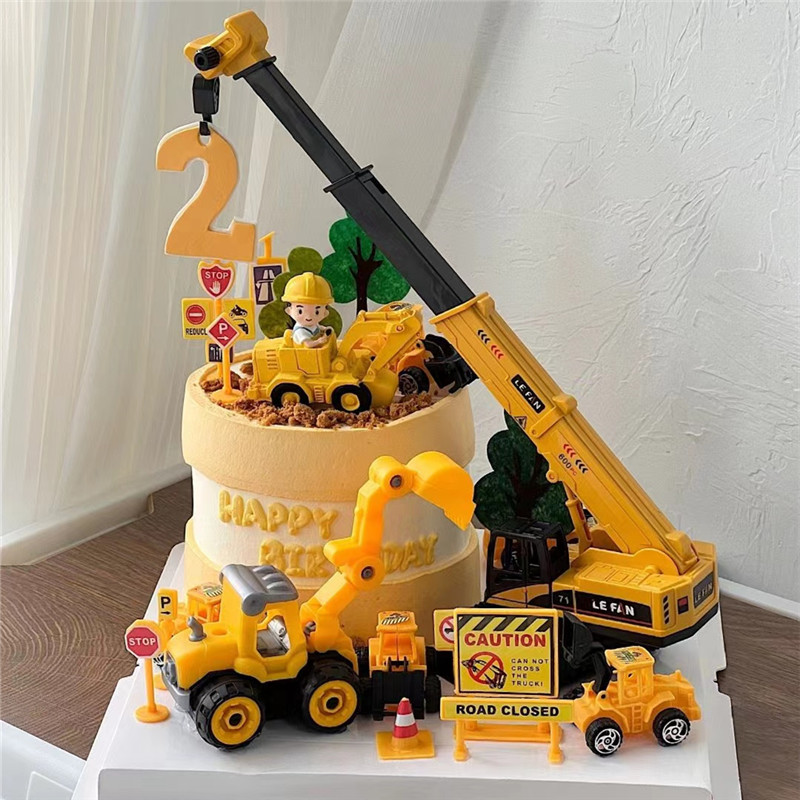Excavator Crane Tractor Cake T - Kids Outdoor Digger review and price