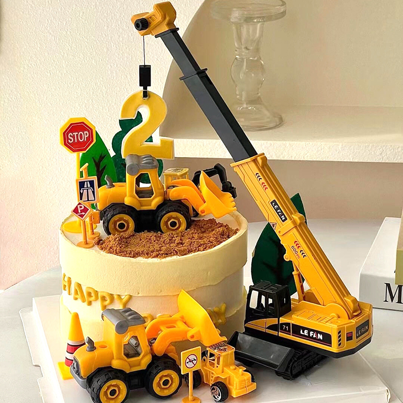 Excavator Crane Tractor Cake T - Kids Outdoor Digger review and price
