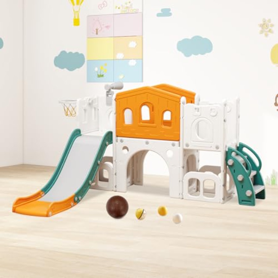8 in 1 Toddler Slide Set Kid S - Kids Outdoor Climber review and price