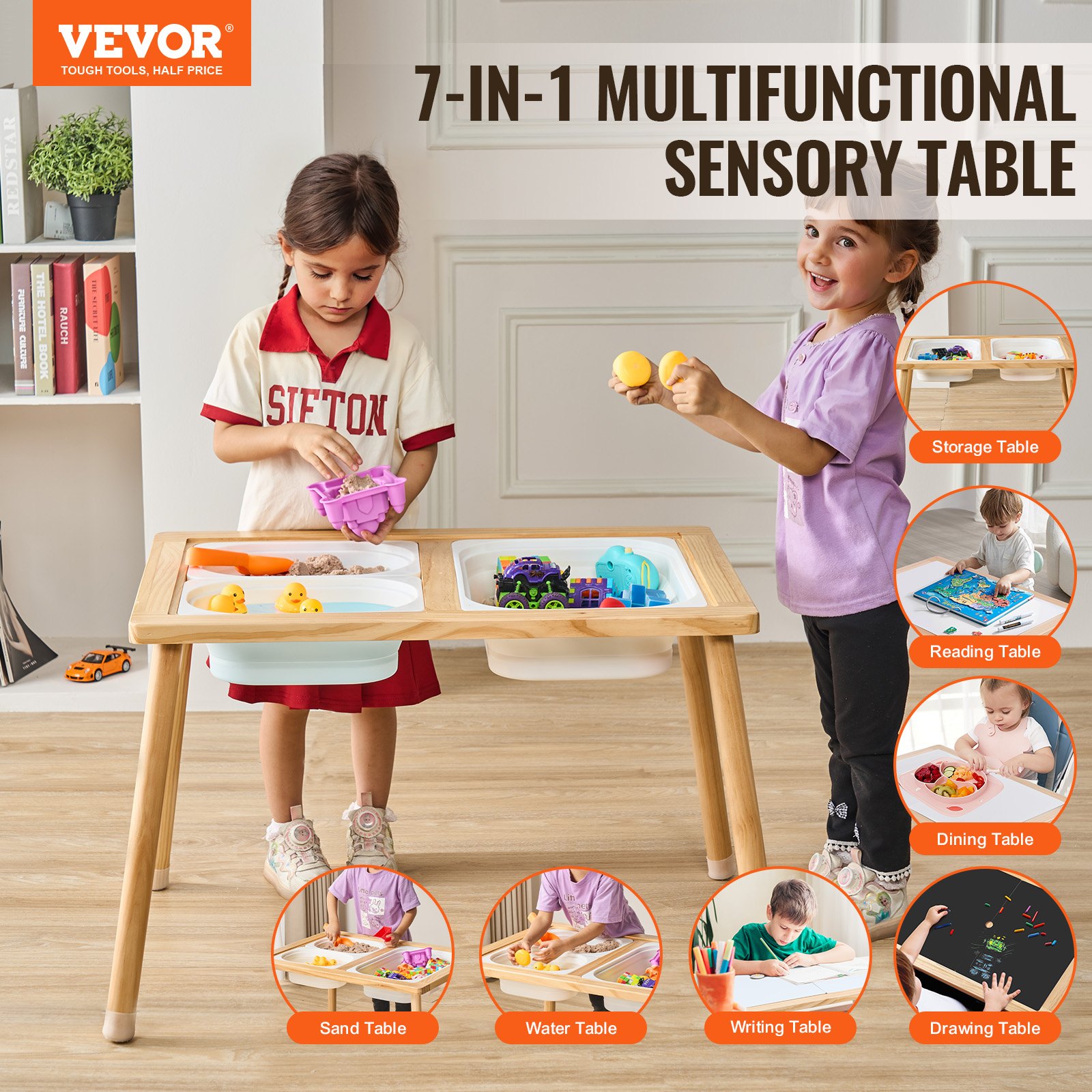 Sensory Table For Toddlers, Ki - Kids Outdoor Storage review and price