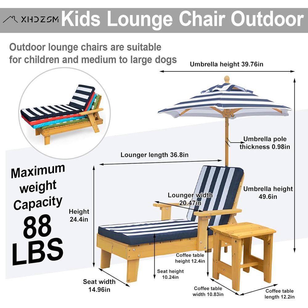 Outdoor Kids Lounge Chair with - Kids Outdoor Chair And Table review and price