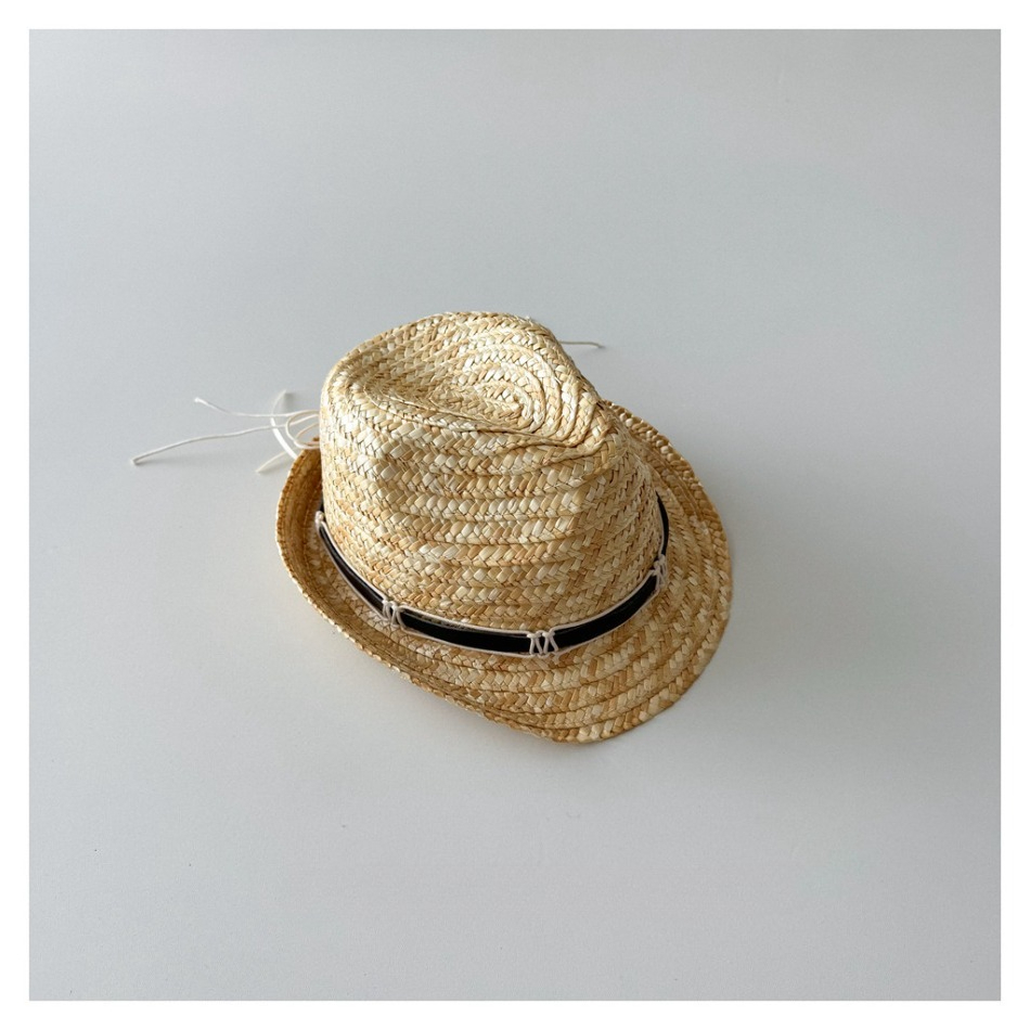 Kids Natural Straw Fedora Hat  - Kids Outdoor Hat review and price