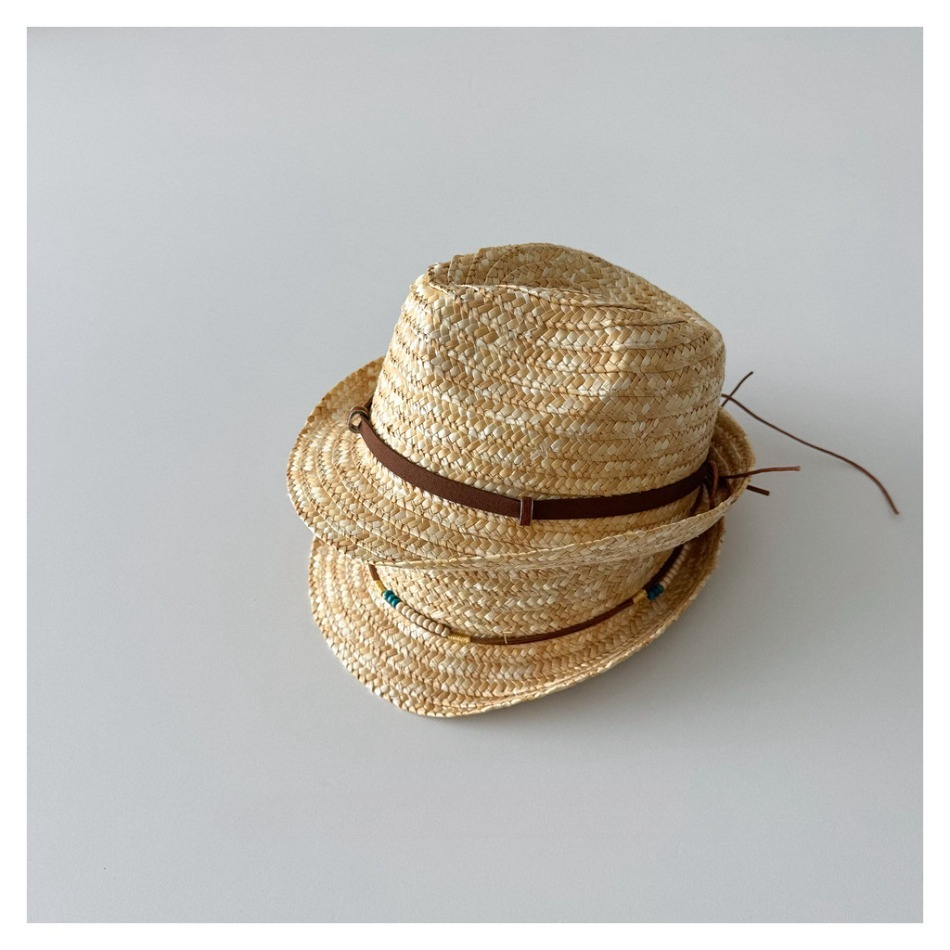 Kids Natural Straw Fedora Hat  - Kids Outdoor Hat review and price