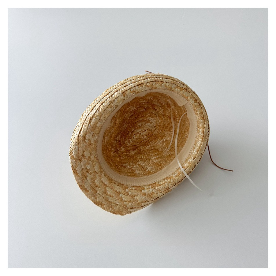 Kids Natural Straw Fedora Hat  - Kids Outdoor Hat review and price