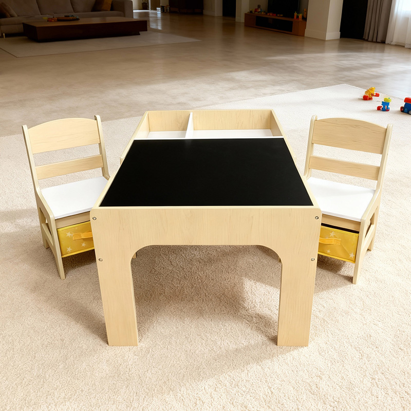 Modern Wooden Kids Table and C - Kids Outdoor Chair And Table review and price