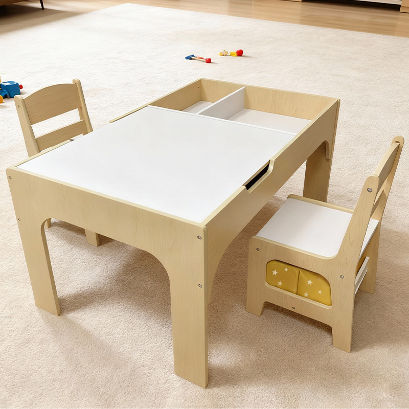 Modern Wooden Kids Table and C - Kids Outdoor Chair And Table review and price