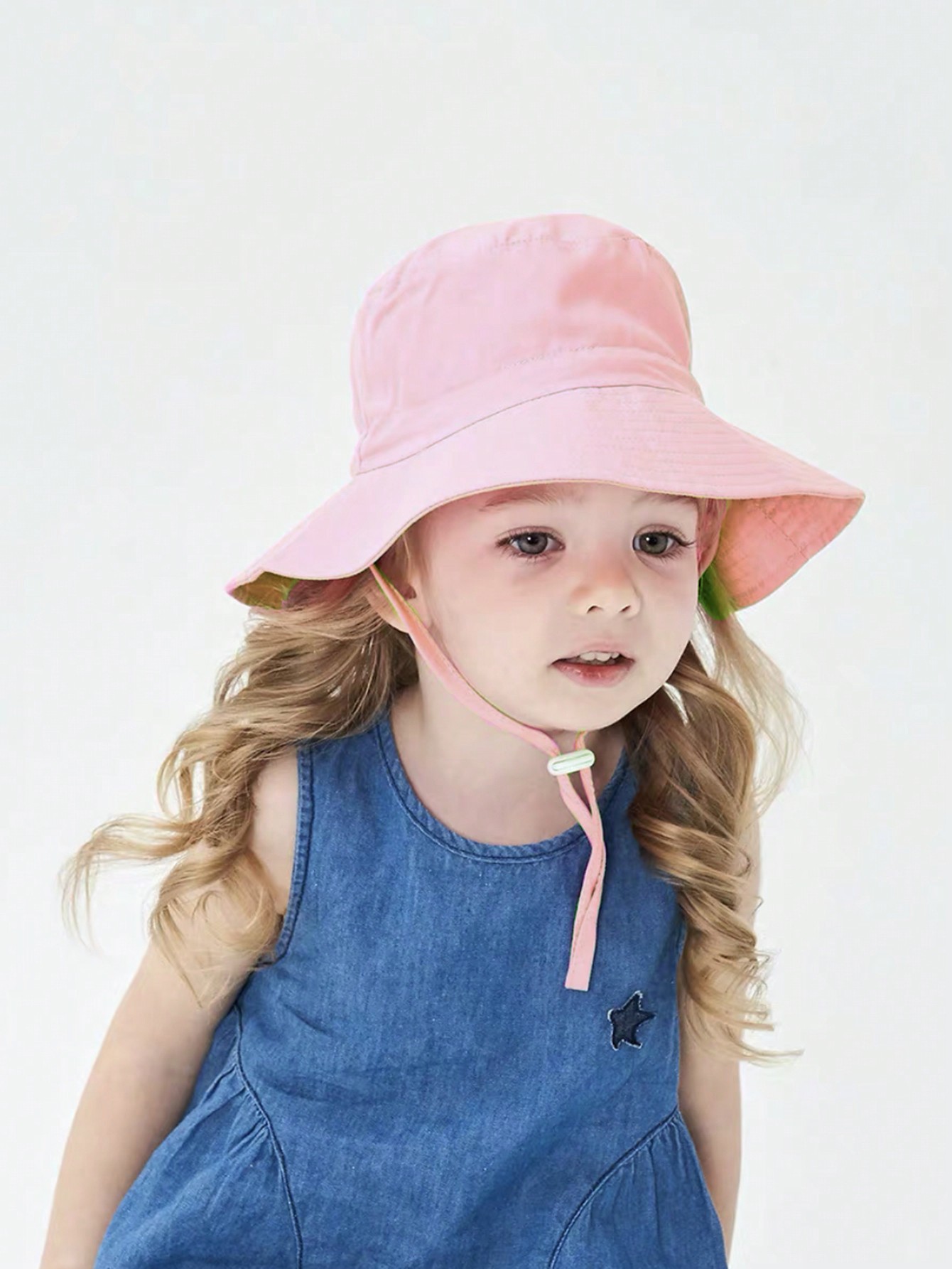 1pc Pink Flat Top Bucket Hat f - Kids Outdoor Hat review and price