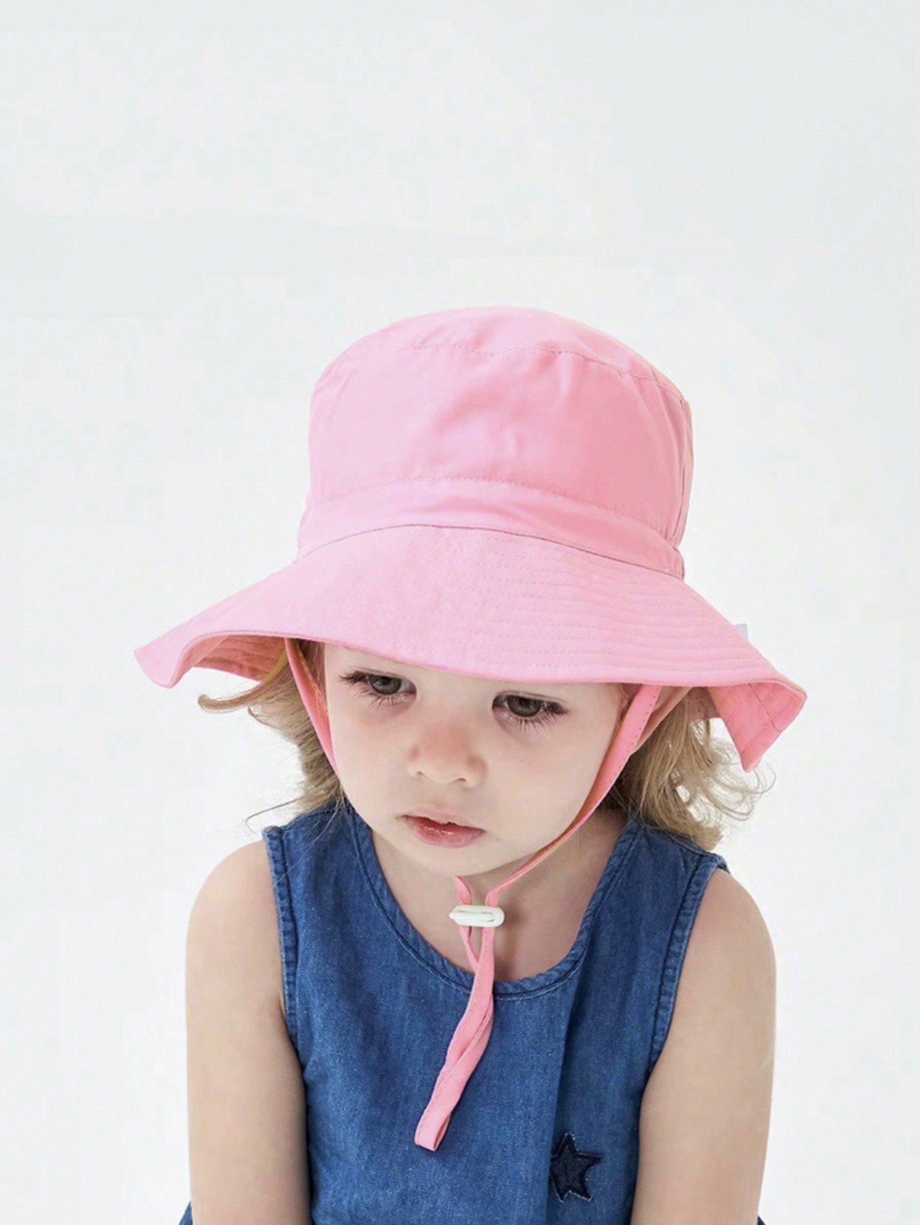 1pc Pink Flat Top Bucket Hat f - Kids Outdoor Hat review and price