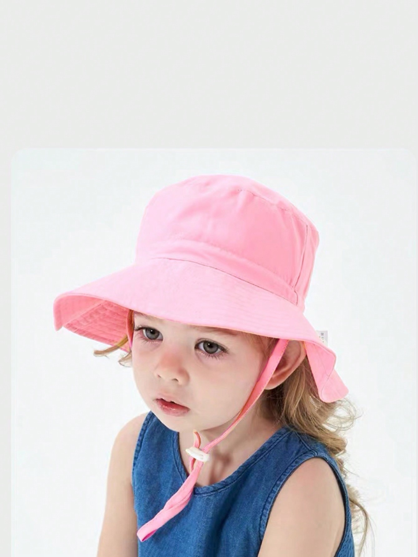1pc Pink Flat Top Bucket Hat f - Kids Outdoor Hat review and price
