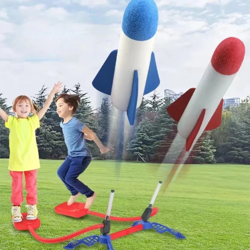 Air Rocket Foot Pump Launcher  - Kids Outdoor Jumpsuit review and price