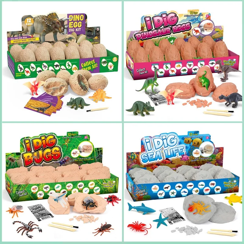 12PCS Archeological Dinosaur E - Kids Outdoor Digger review and price