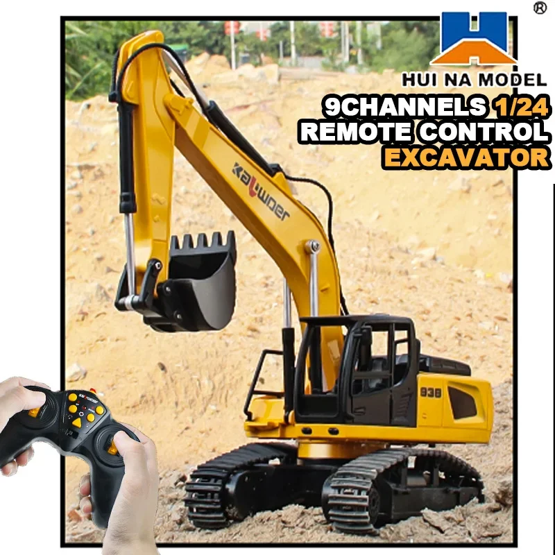 Huina Rc Excavator 1/24 9Ch Re - Kids Outdoor Digger review and price