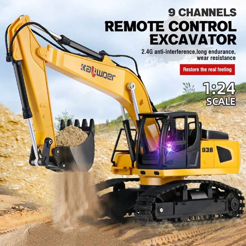 Huina Rc Excavator 1/24 9Ch Re - Kids Outdoor Digger review and price