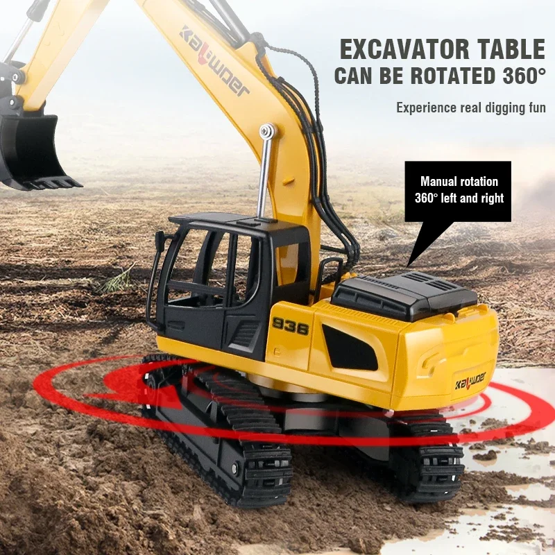 Huina Rc Excavator 1/24 9Ch Re - Kids Outdoor Digger review and price