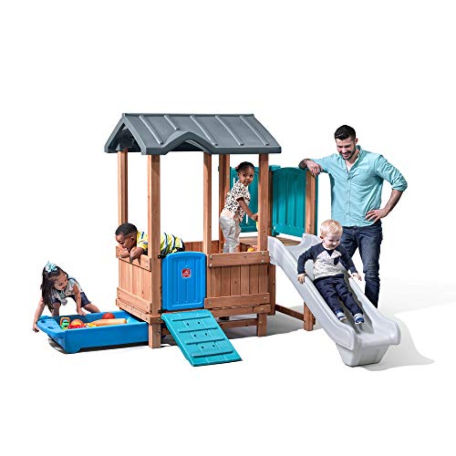 Woodland Adventure Playhouse & - Kids Outdoor Storage review and price