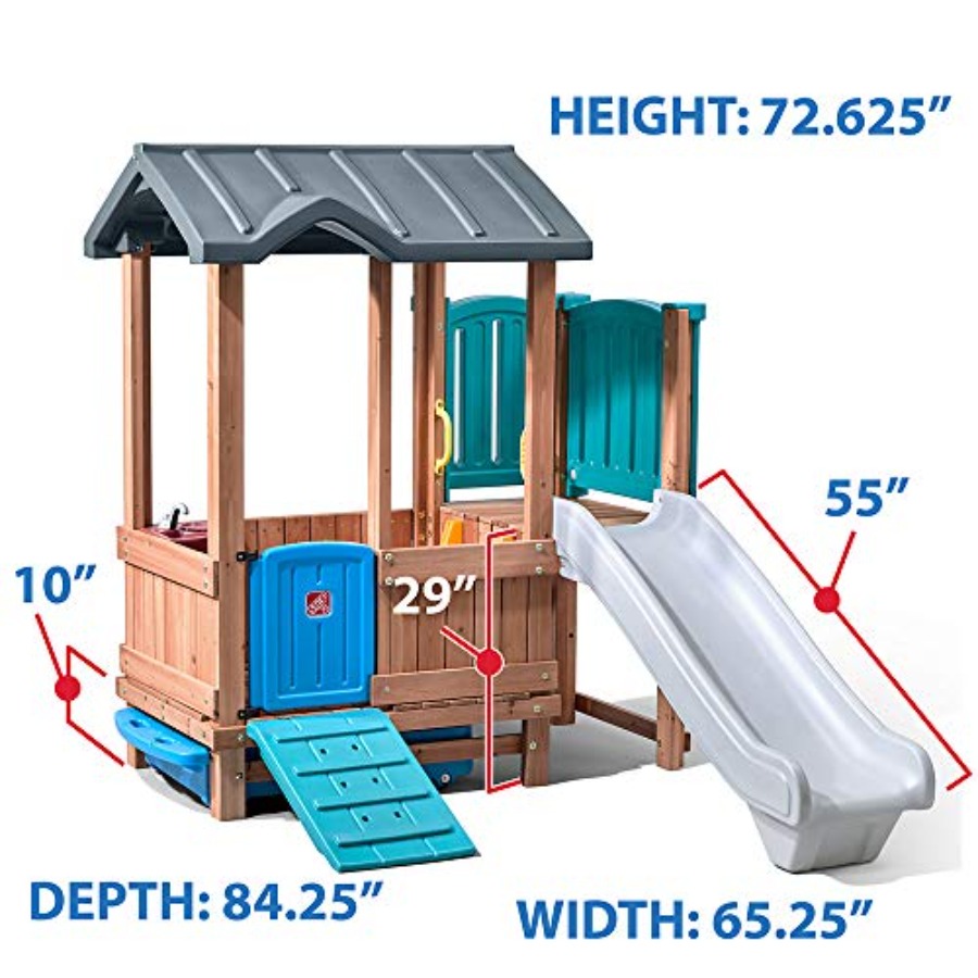 Woodland Adventure Playhouse & - Kids Outdoor Storage review and price
