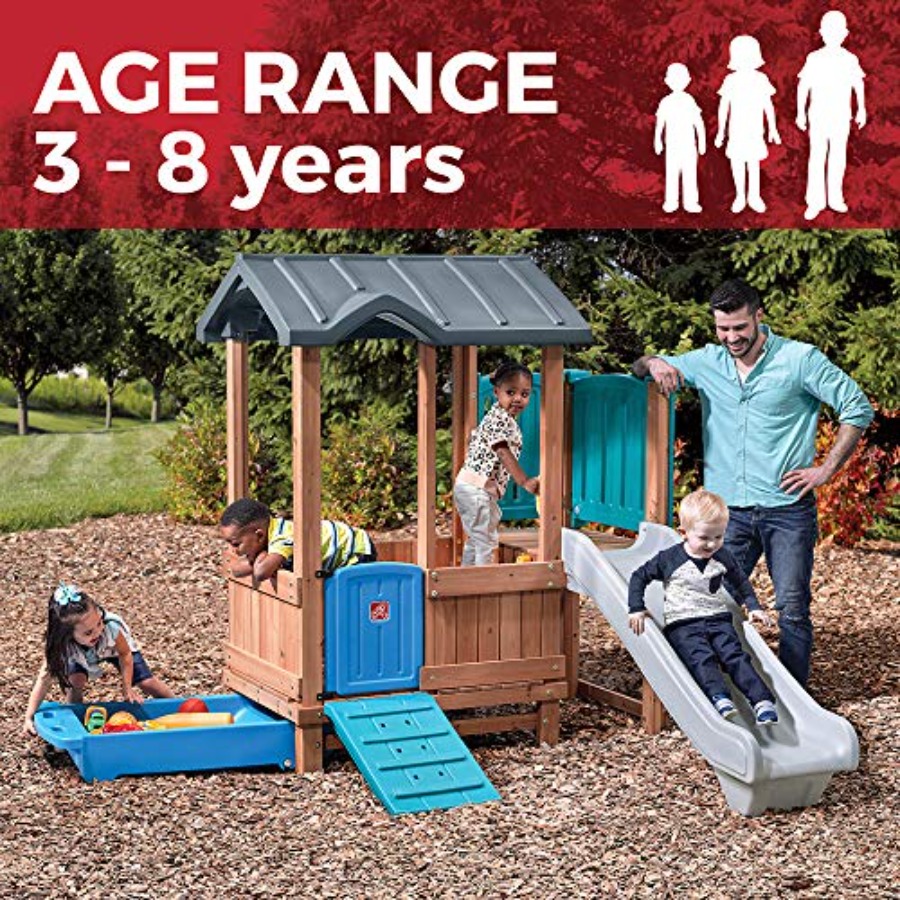 Woodland Adventure Playhouse & - Kids Outdoor Storage review and price