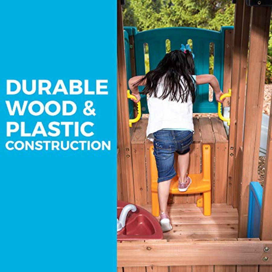 Woodland Adventure Playhouse & - Kids Outdoor Storage review and price