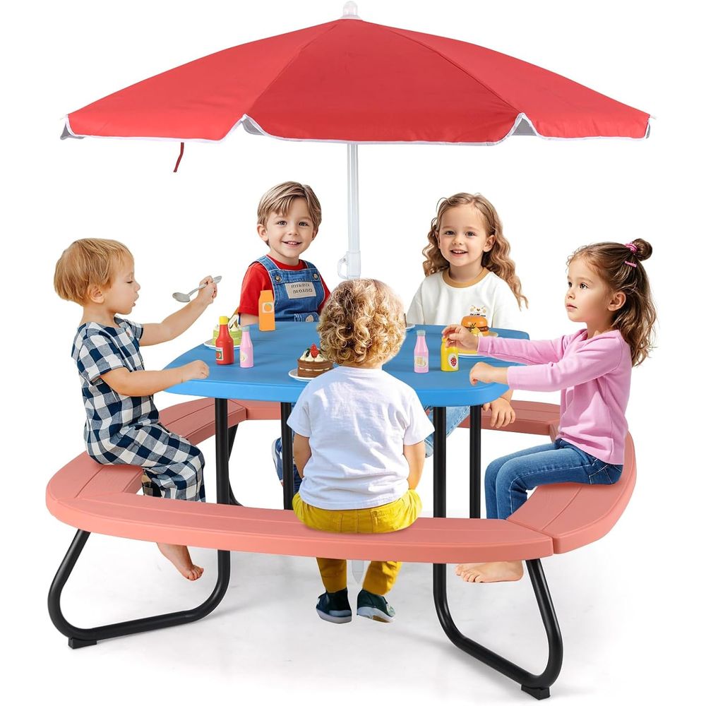 Kids Picnic Table, 8 Person To - Kids Outdoor Chair And Table review and price