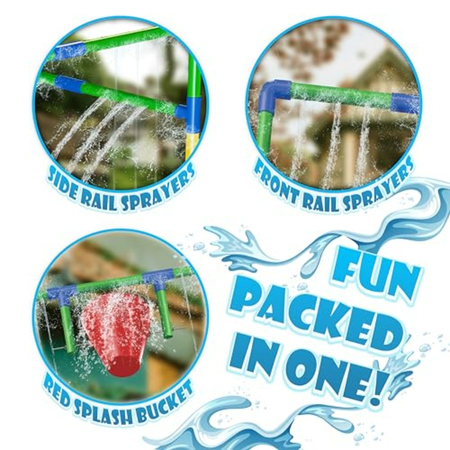 Outdoor backyard water park sp - Kids Outdoor Tunnel review and price