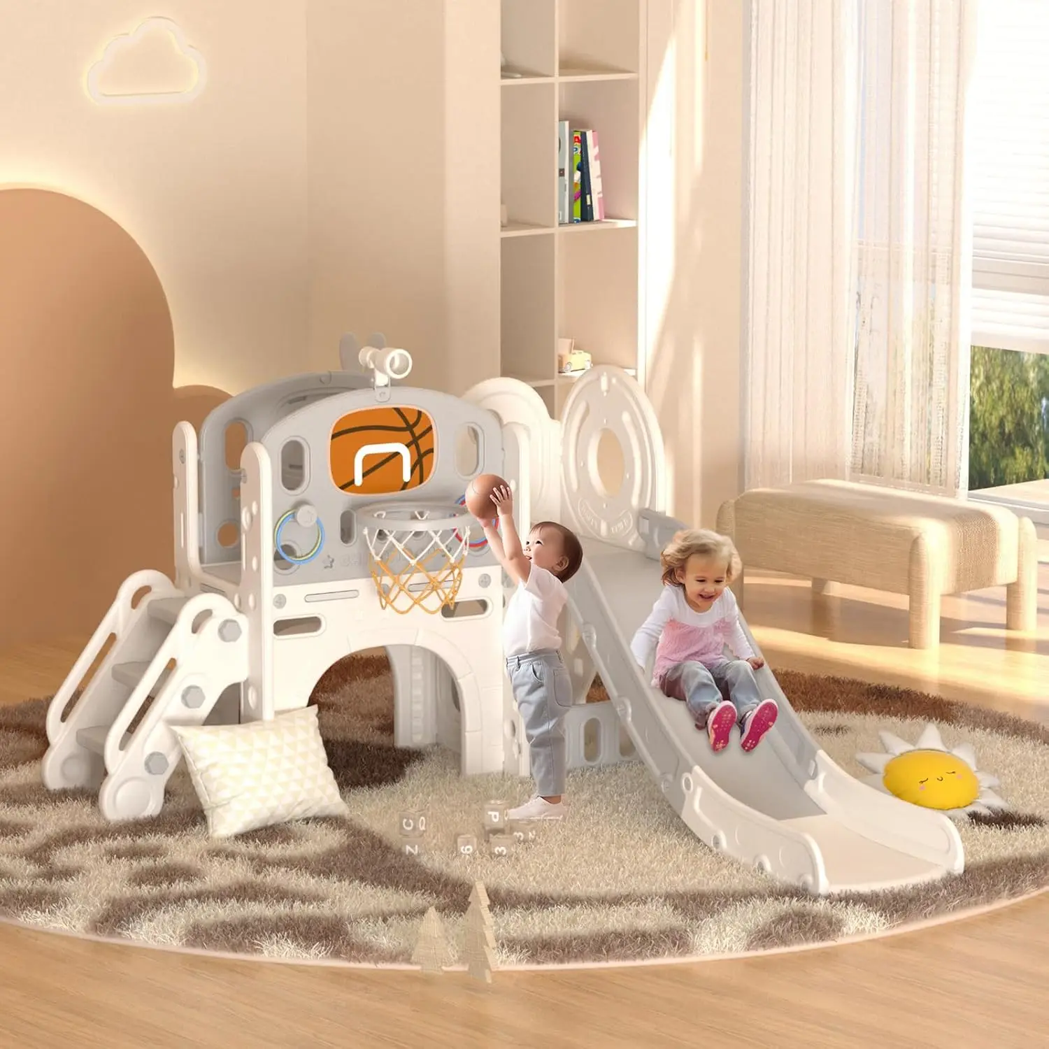 8 in 1 Toddler Slide Set, Kids - Kids Outdoor Climber review and price