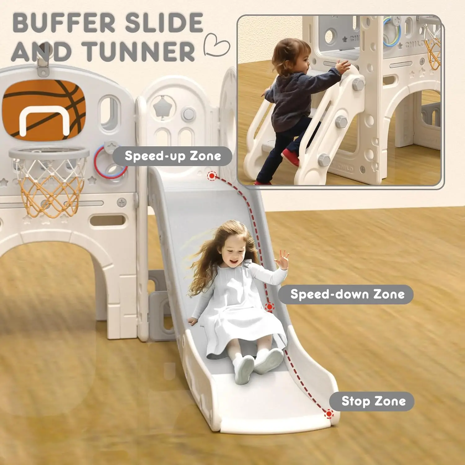 8 in 1 Toddler Slide Set, Kids - Kids Outdoor Climber review and price