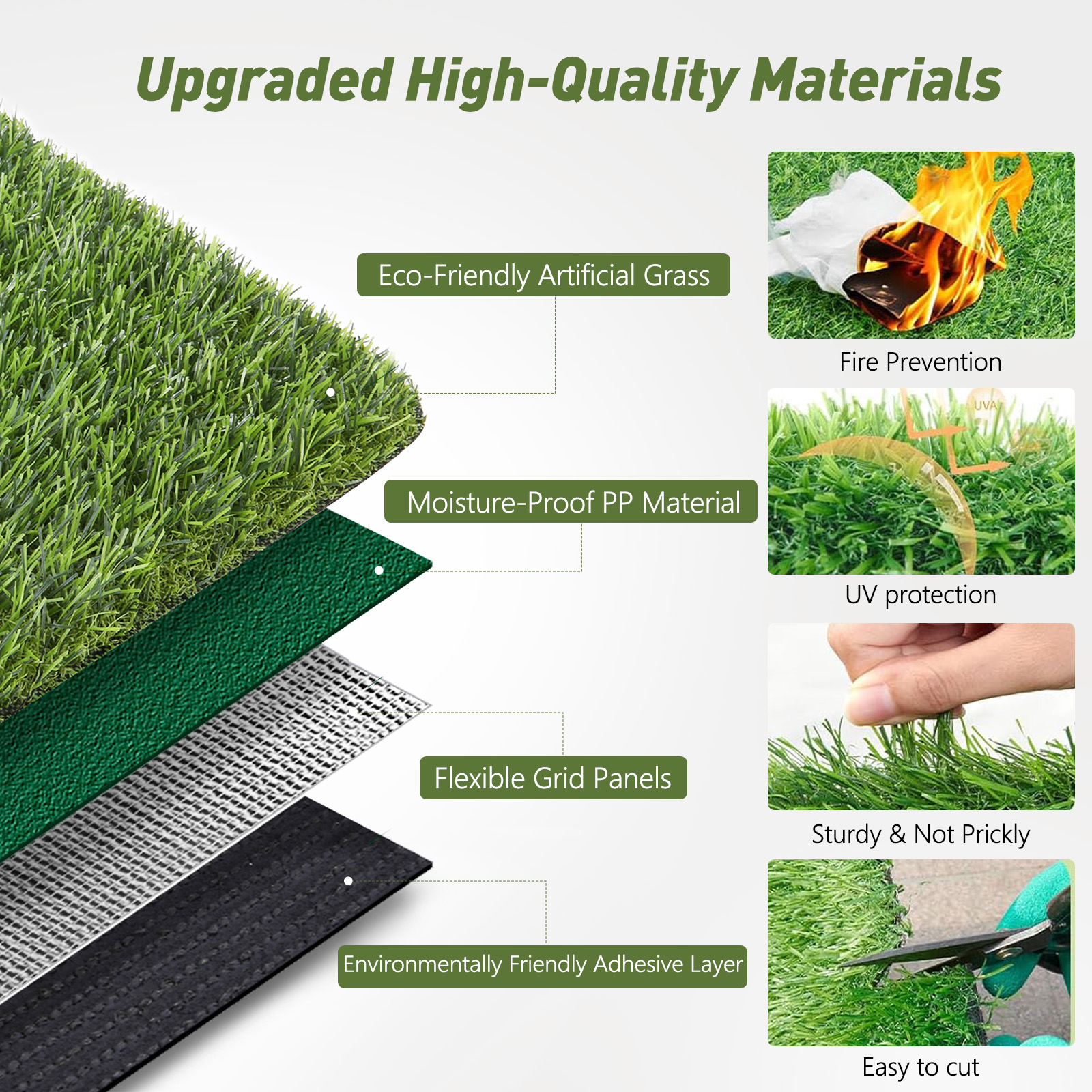 Upgraded Large Artificial Gras - Outdoor Kid Friendly review and price