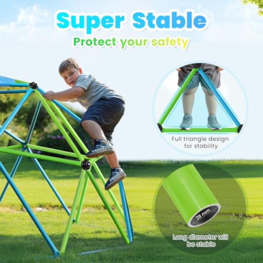 Outdoor Geometric Dome Climber - Kids Outdoor Climber review and price
