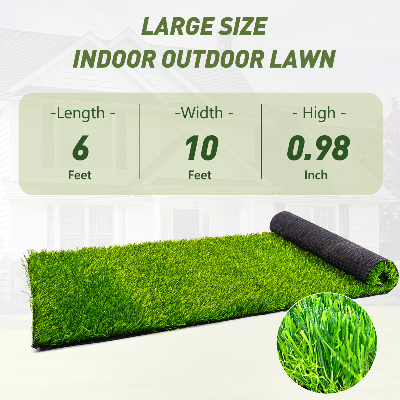 Upgraded Large Artificial Gras - Outdoor Kid Friendly review and price