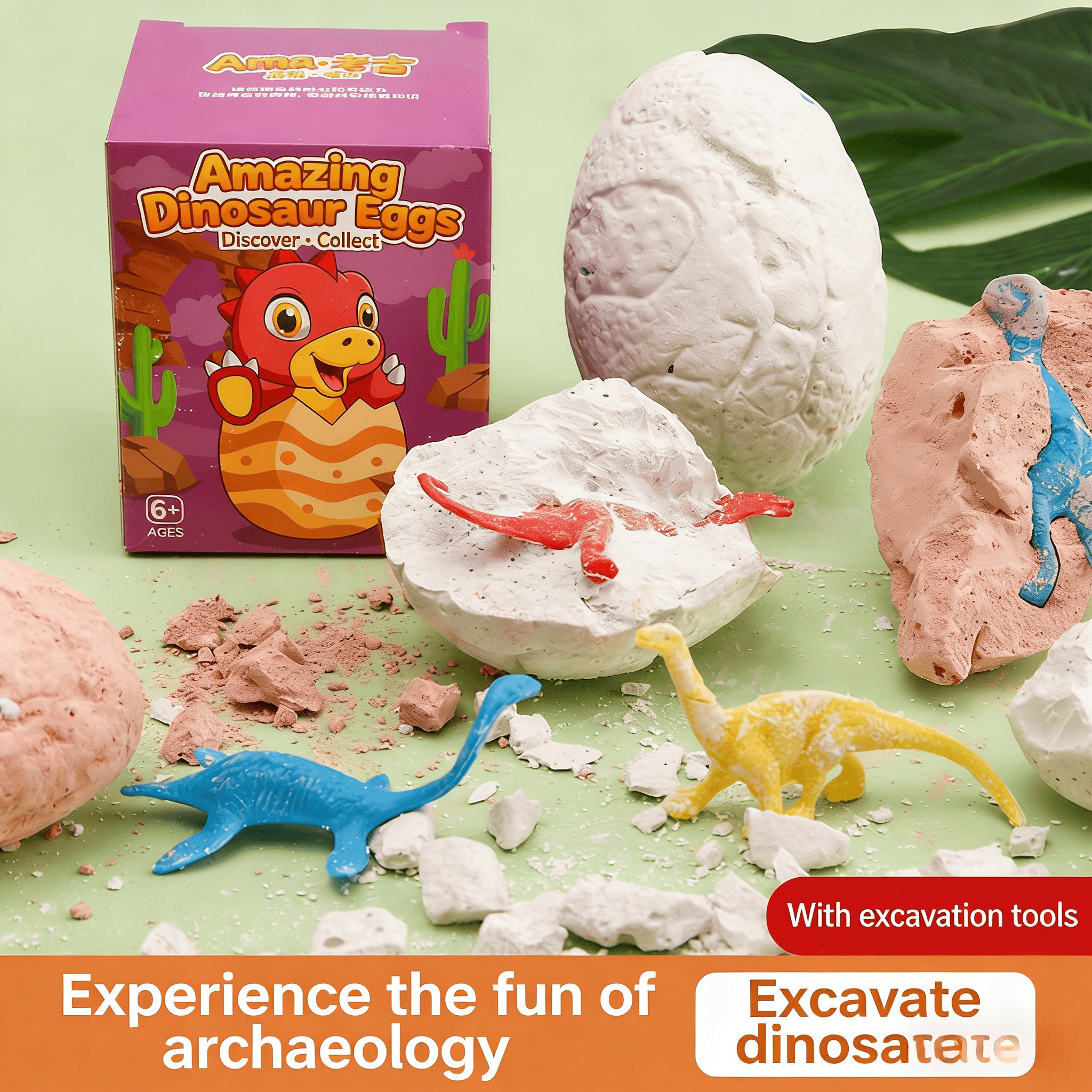 1/3/5pcs Educational Dinosaur  - Kids Outdoor Excavator review and price