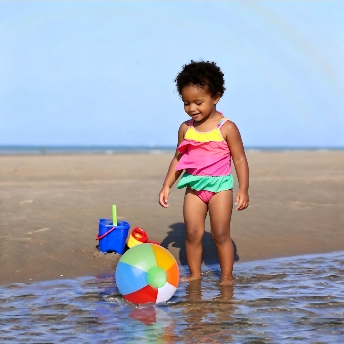 5 Pack Bulk Rainbow Inflatable - Kids Outdoor Water Play review and price